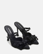 BAYLIN BLACK SATIN RHINESTONES