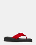 BELLA RED SUEDE