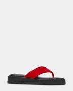BELLA RED SUEDE - RED SUEDE / 5