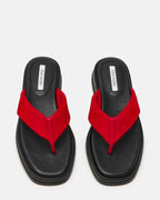 BELLA RED SUEDE