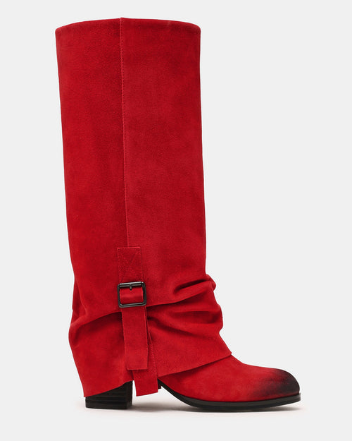 BOZEMAN RED SUEDE - RED SUEDE / 5