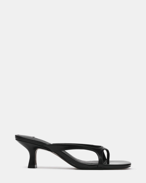BRIENNA BLACK LEATHER - BLACK LEATHER / 5