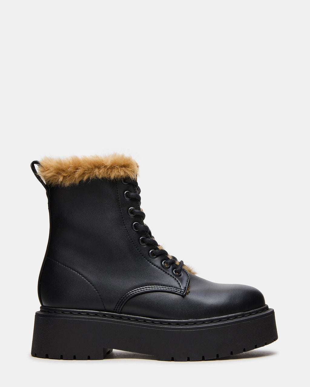 BUFFY FAUX FUR BLACK