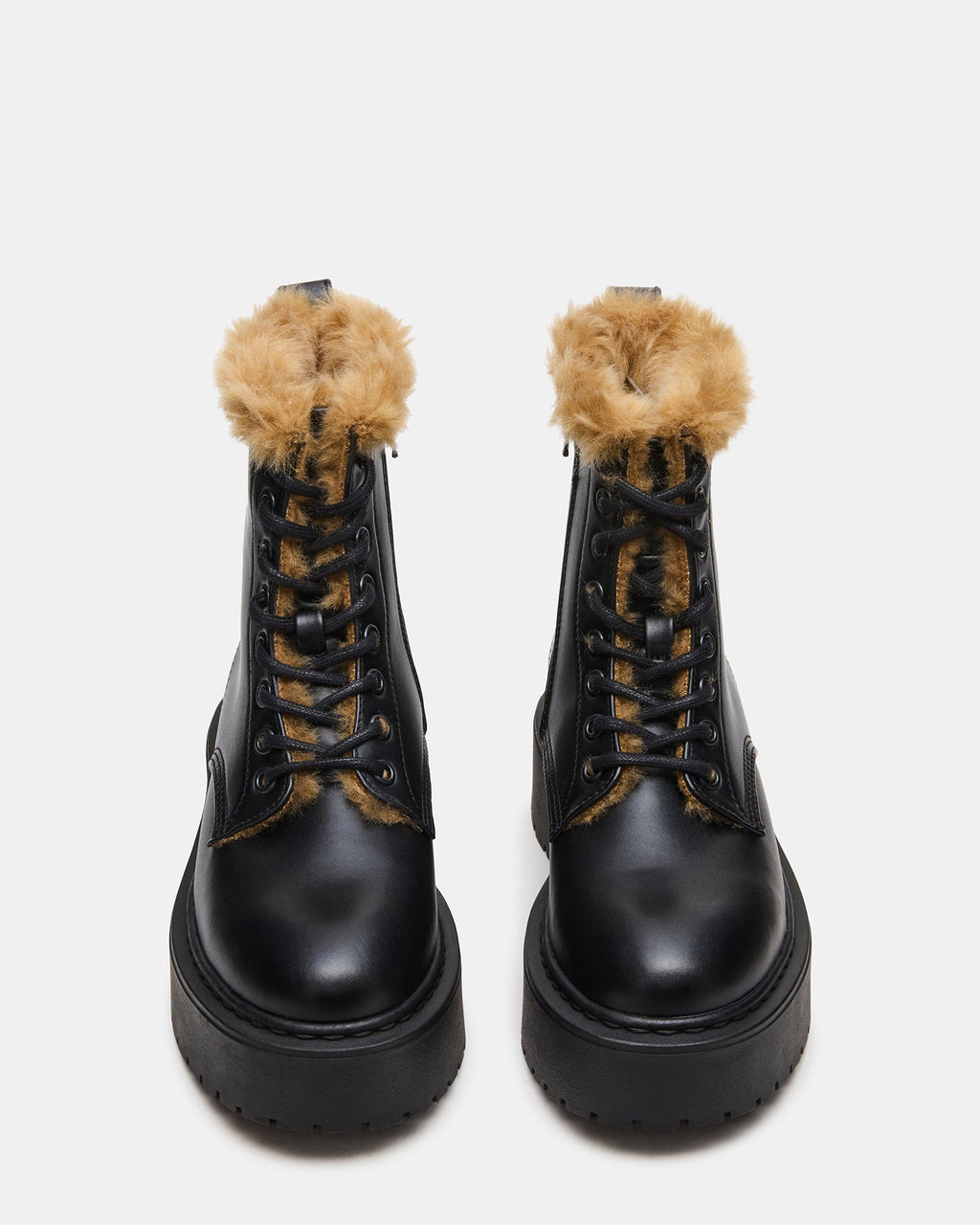 BUFFY FAUX FUR BLACK