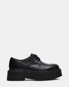 BURNEY BLACK LEATHER - BLACK LEATHER / 5