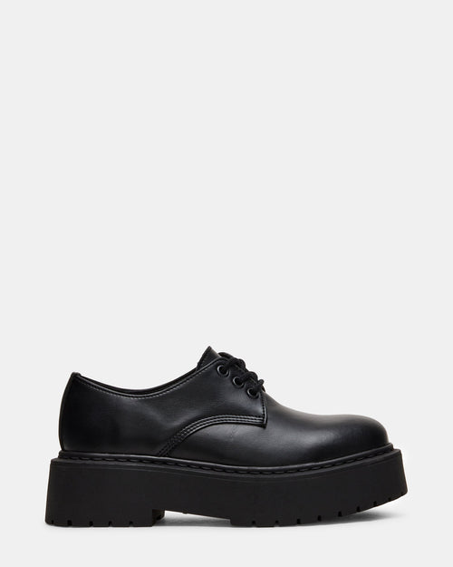 BURNEY BLACK LEATHER - BLACK LEATHER / 5