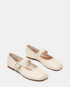 CALARA WHITE LEATHER - WHITE LEATHER / 5