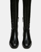 CANTER BLACK LEATHER WIDE CALF