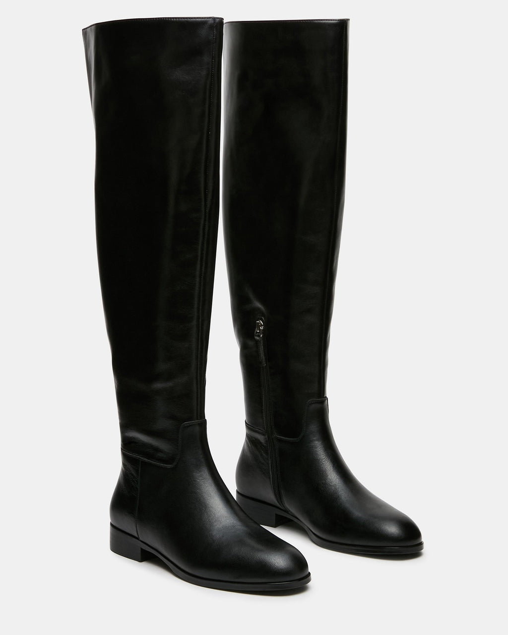CANTER BLACK LEATHER WIDE CALF