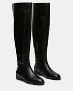 CANTER BLACK LEATHER WIDE CALF