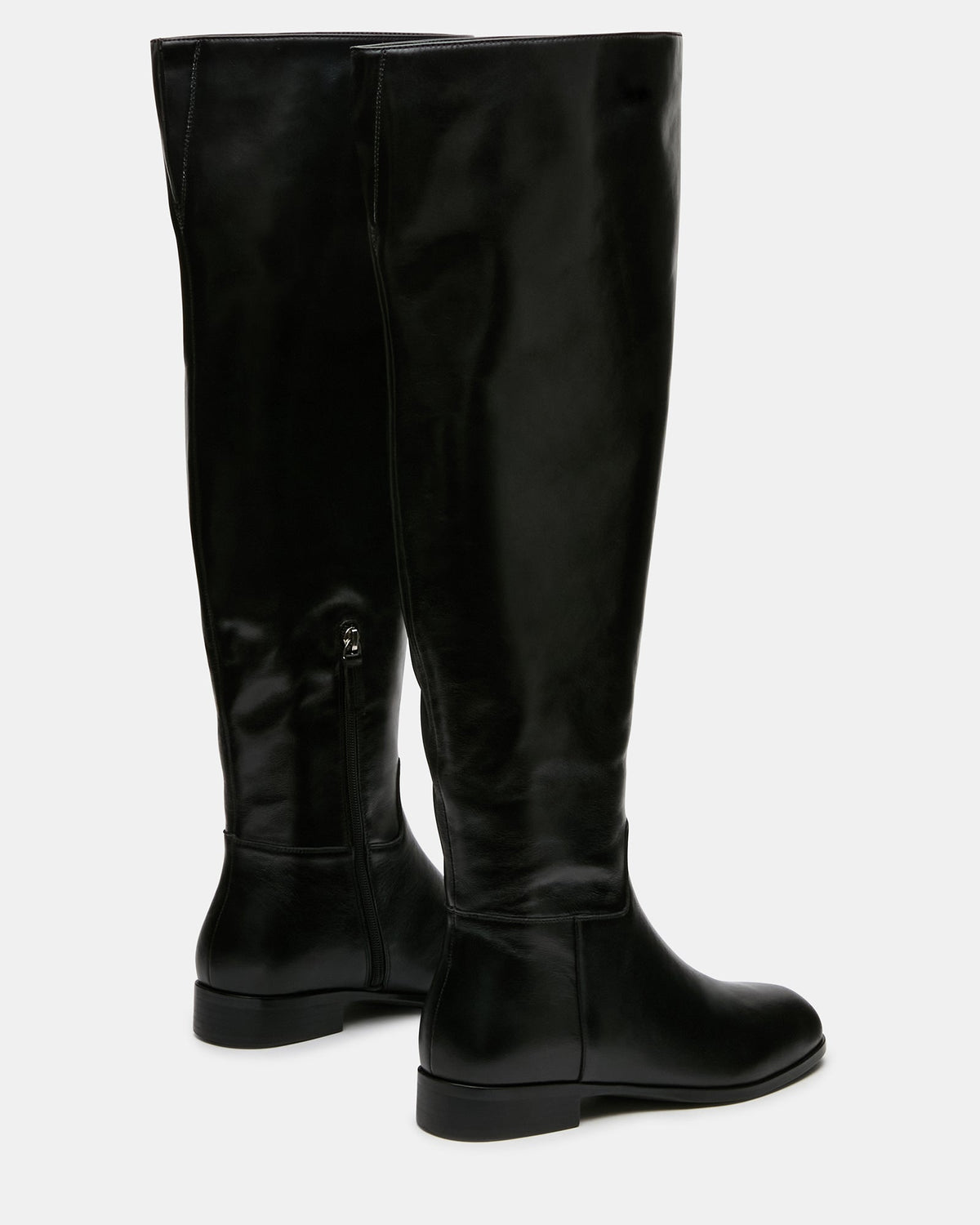 CANTER BLACK LEATHER WIDE CALF