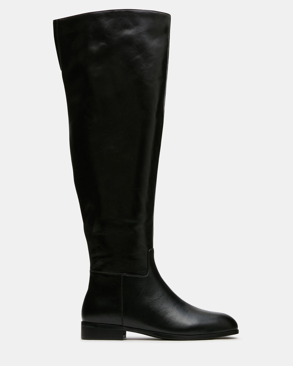CANTER BLACK LEATHER WIDE CALF