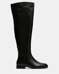 CANTER BLACK LEATHER WIDE CALF