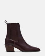 DAXEN DARK CHERRY LEATHER - BURGUNDY LEATHER / 5