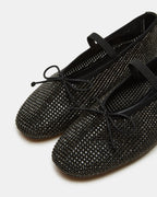 DELARA BLACK MULTI RHINESTONES
