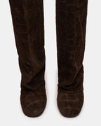 DELIA DARK BROWN SUEDE
