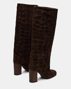 DELIA DARK BROWN SUEDE