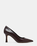 DELLA BROWN LEATHER - BROWN LEATHER / 5