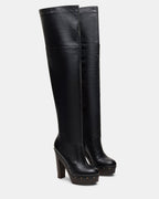DELMIRA BLACK LEATHER