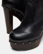 DELMIRA BLACK LEATHER