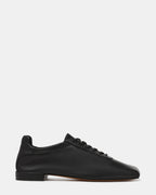 DELPHY LACE-UP BLACK LEATHER - BLACK LEATHER / 5