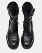 DENIS BLACK LEATHER