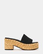 DOCK RAFFIA BLACK - BLACK / 5