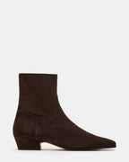DUSTY CHOCOLATE BROWN SUEDE - CHOCOLATE BROWN SUEDE / 5