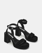 ELIDA BLACK SUEDE