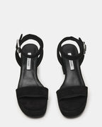 ELIDA BLACK SUEDE