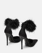ELUSIVE BLACK SATIN