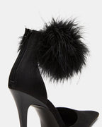 ELUSIVE BLACK SATIN