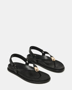 ELVIA BLACK LEATHER