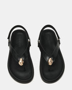 ELVIA BLACK LEATHER