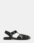FISK BLACK LEATHER - BLACK LEATHER / 5