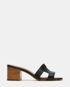 HANA BLACK LEATHER - BLACK LEATHER / 5