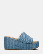 JETTY BLUE RAFFIA - BLUE RAFFIA / 5