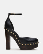 KAIA BLACK LEATHER - BLACK LEATHER / 5