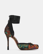 LARINA BROCART MULTICOLORE NOIR