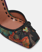 LARINA BROCART MULTICOLORE NOIR