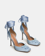 LARINA SATIN BLEU