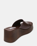 CUIR MARRON LEORA