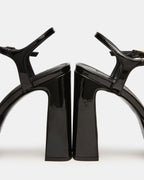 LIANDRA CUIR VERNIS NOIR