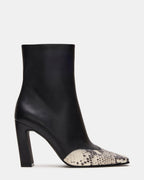 LYLE CUIR NOIR AVEC EFFET SERPENT