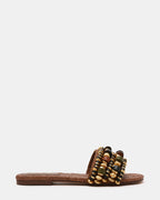 MARIKA PERLES RAPHIA MARRON