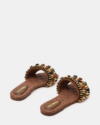 MARIKA PERLES RAPHIA MARRON