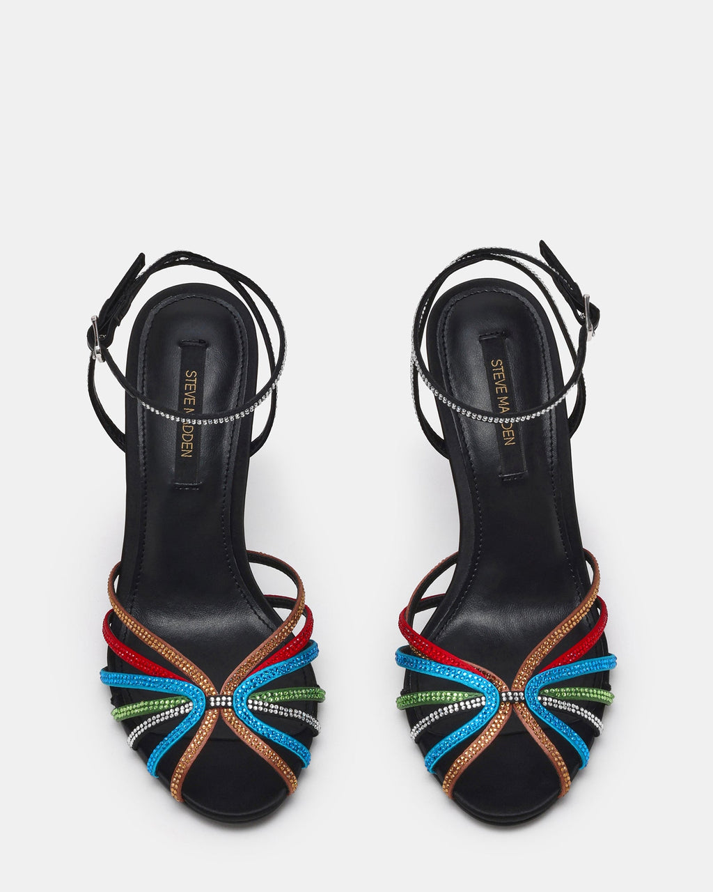 MIZUNA BLACK MULTI RHINESTONES