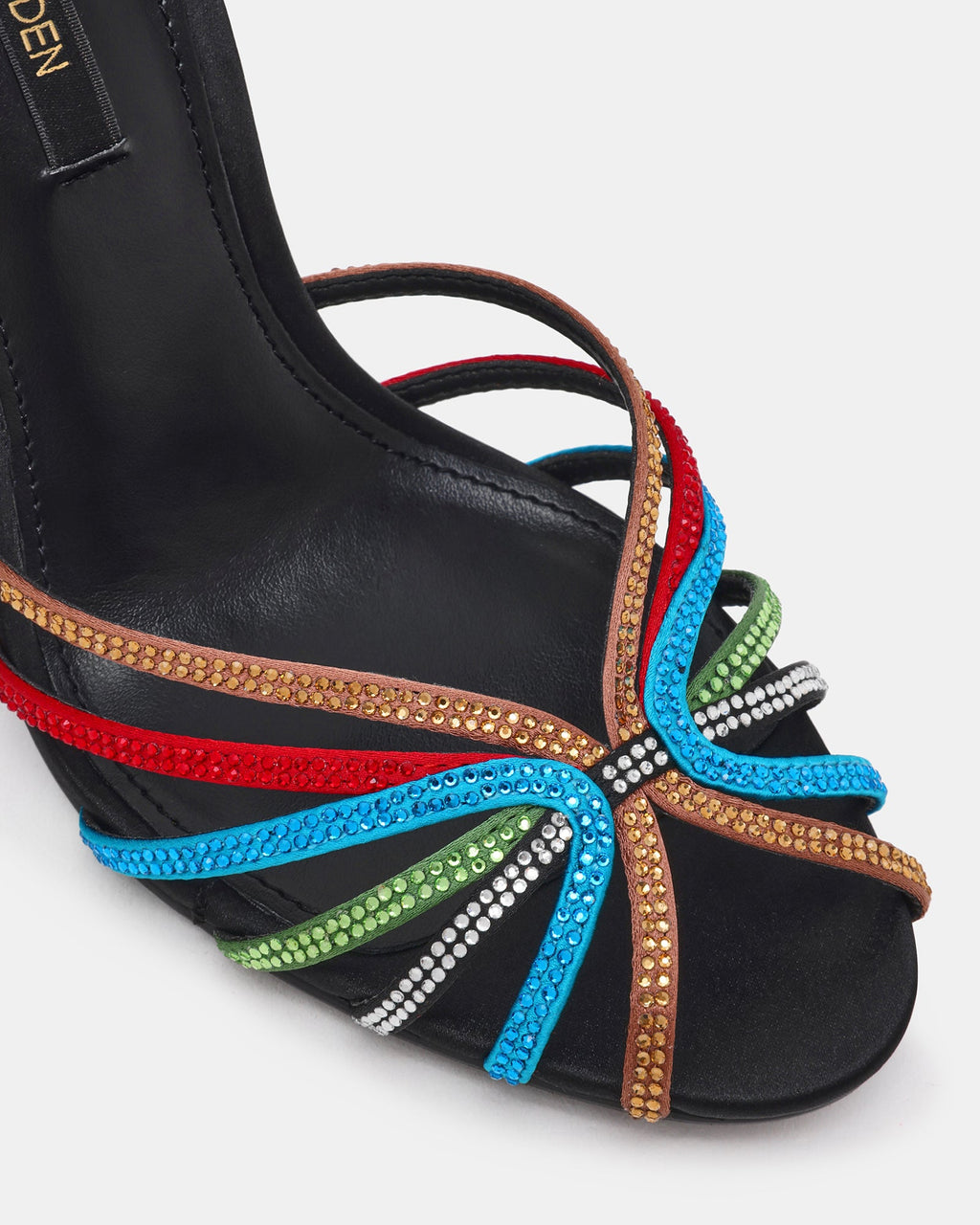 MIZUNA BLACK MULTI RHINESTONES