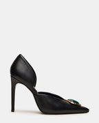 CUIR NOIR NYSA STONE