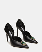 CUIR NOIR NYSA STONE